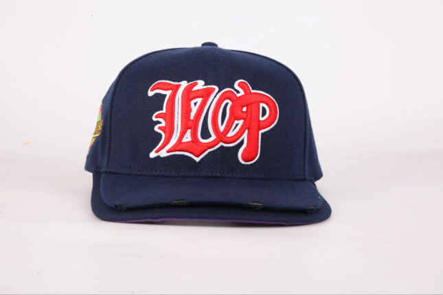 DOUBLE BRIM HAT  ( NAVY )