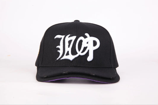 DOUBLE BRIM HAT BLACK