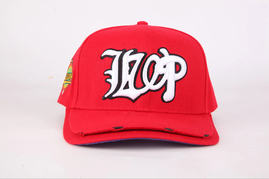 DOUBLE BRIM HAT ( RED )